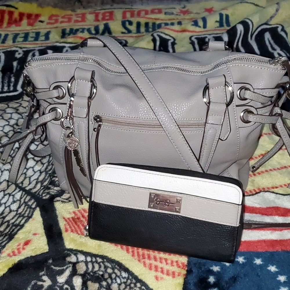 Jessica Simpson purse with matching wallet